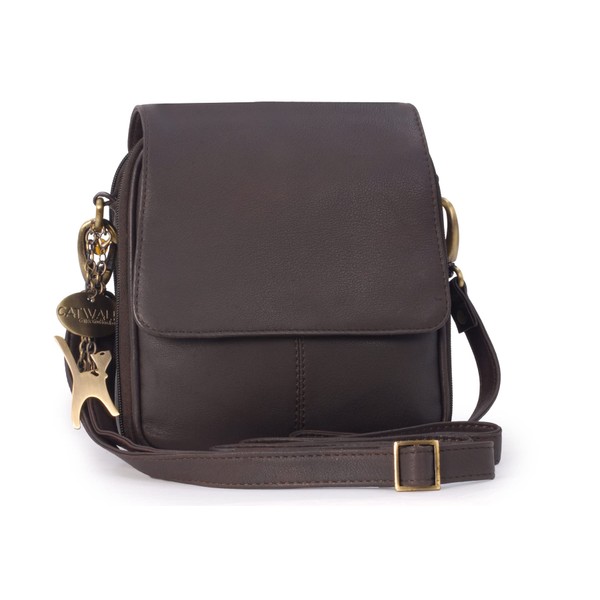 Catwalk Collection Handbags - Women's Leather Shoulder Bag - Crossbody