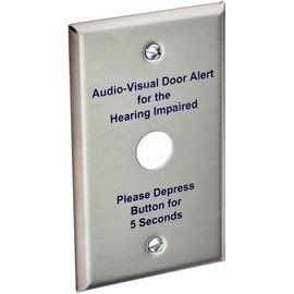 Edwards Signaling 147-10 Push Button Mounting Plate