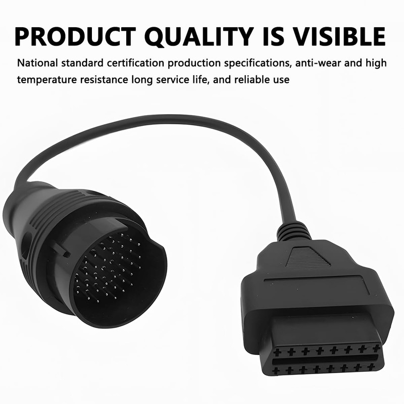 CGEAMDY OBD2 Diagnostic Cable, Car OBD2 Diagnostic Cable, OBDii Diagnostic