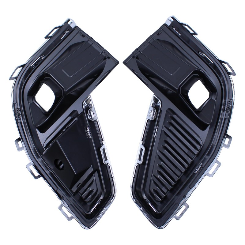 MOTOKU Front Driver and Passenger Side Fog Light Cover Bezel