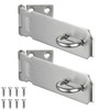 JQK Door Hasp Latch Lock, 5 Inch Stainless Steel Safety