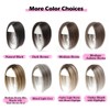 GULALUUK Hair Toppers for Women Real Human Hair 10 Inch