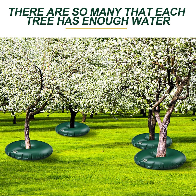 TaoBary 8 Pack 20 Gallon Tree Watering Ring Tree Watering