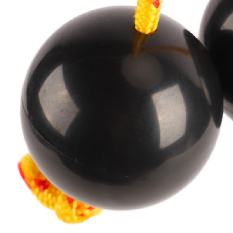 2pcs African Rhythm Ball Black Rhythm Shaker Rattle Ball for