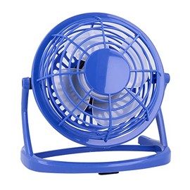 REY Mini USB Laptop Desktop Fan Silent Rotating Blue