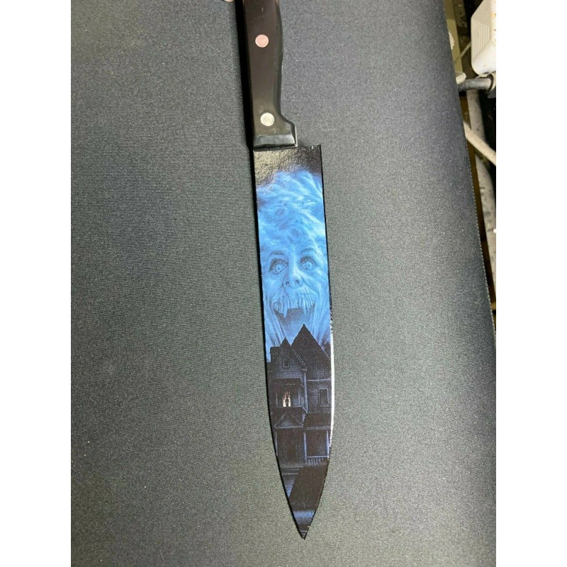 Fright Night 1985 80's Horror Kitchen Knife With Sublimated Stand