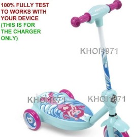 KHOI1971 WALL charger AC adapter 8F=4 18037P HUFFY 2 in 1 Bubble Scooter Mermaid ride on