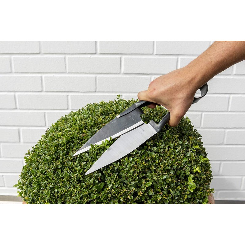 BERGER Heart-Shaped Topiary Shear, Silver, 28 x 12 x 10