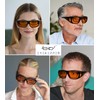 Eyekepper 100% Blue Light Reduction,Huge Fitover Anti-Blue Blocking Computer Eyeglasses