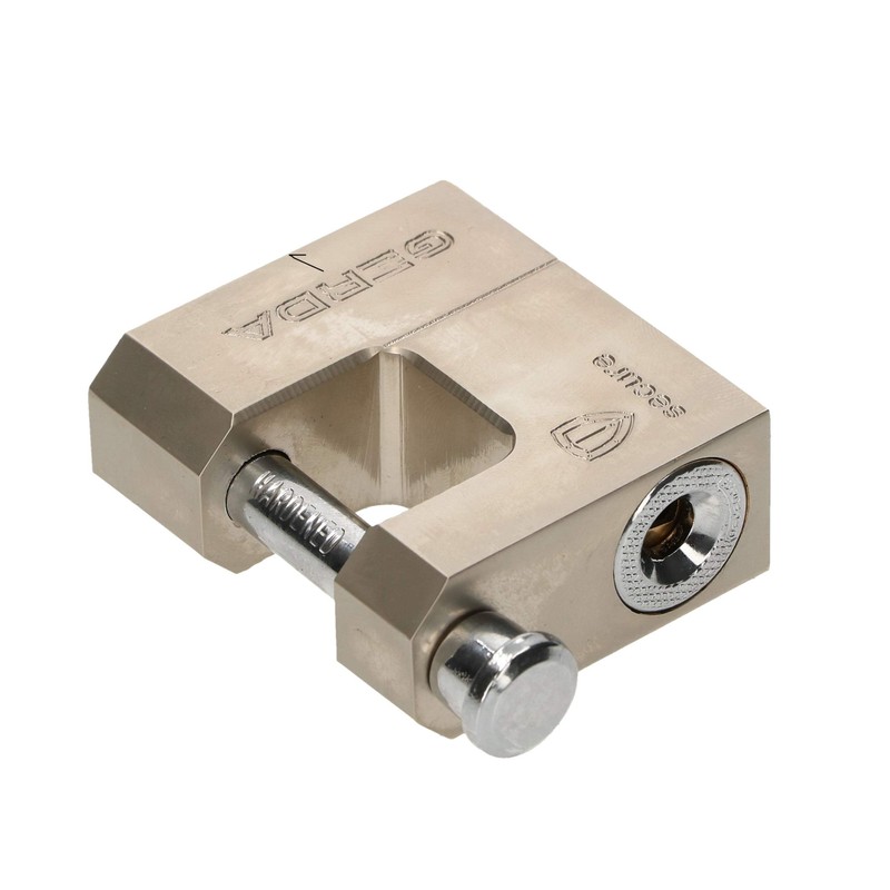 KOTARBAU 5907465941129 Brass Padlock, Black, 50 mm