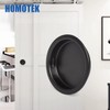 HOMOTEK 4 Pack Closet Door Finger Pull 1-3/4”, Easy Snap