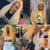 Blonde Bundles Human Hair 613 Bundles Blonde Curly Wave Bundles