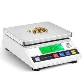 Bonvoisin Lab Scale 10kgx0.1g Counting Scale Digital Analytical Balance Accurate Electronic Scale CE Certification Laboratory Balance Precision Scale Jewelry Gold Scale (10kg, 0.1g)