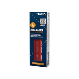 Lyra China Marker Red Box of 12 Pens