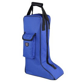 Harrison Howard Tall Boot Carry Bag Protect Rider Boots for Shows Competition Travel Long-lasting Boot Bag Royal Blue