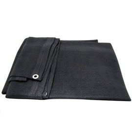 Shade Net Shade Tarp Construction Fence Tarp Dust and Wind Tarp Canopy Shade Panel Koi Pond Screen 20x30 Black (Multipurpose Tarps)