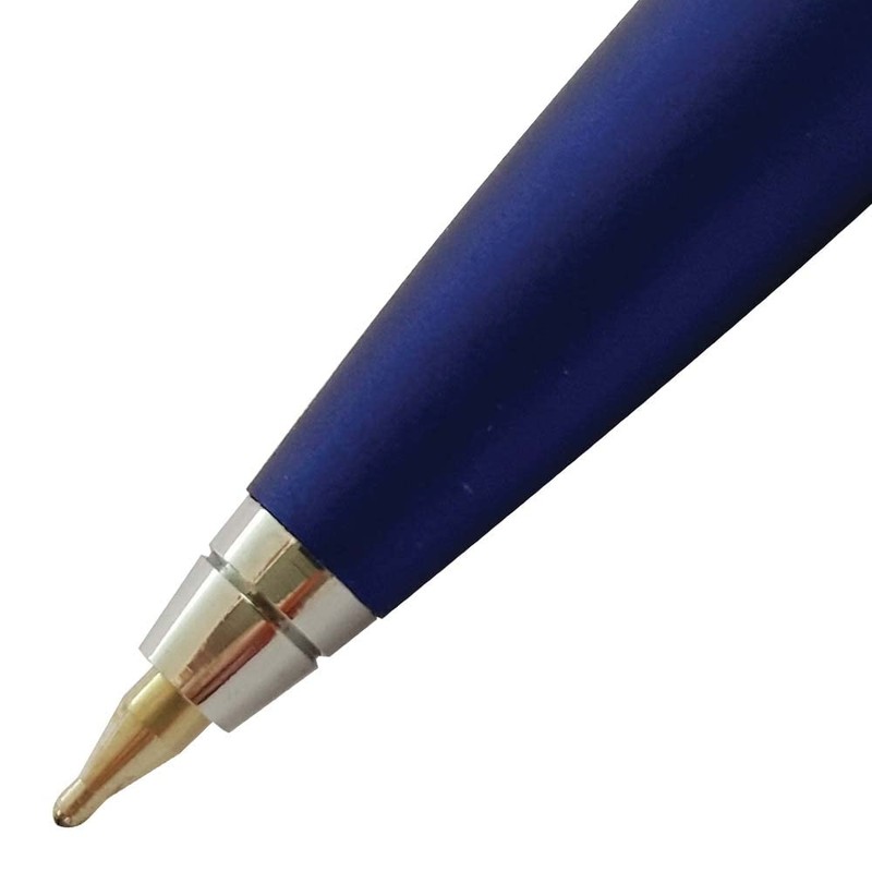 ZOFAX BLUE Ballpoint Pen, Retractable, 0.7mm Fine Point, 1 x