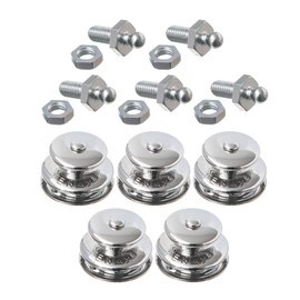 New Marine TENAX Pack of 5 Tops. Large + M5 x 10 mm Threaded Screws