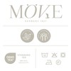MÖVE Noblesse Pillowcase 80 x 40 cm 100% Cotton White/Champagne