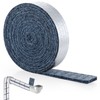 Saillong Pipe Wrap Insulation, 15 Ft Foil Backed & Natural