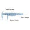 QUARKZMAN Mini Plastic Vernier Caliper 80 mm 3 Inch Vernier
