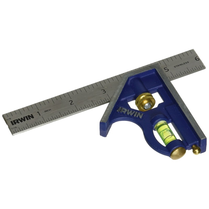 IRWIN Tools Combination Square, Metal-Body, 6-Inch (1794468)