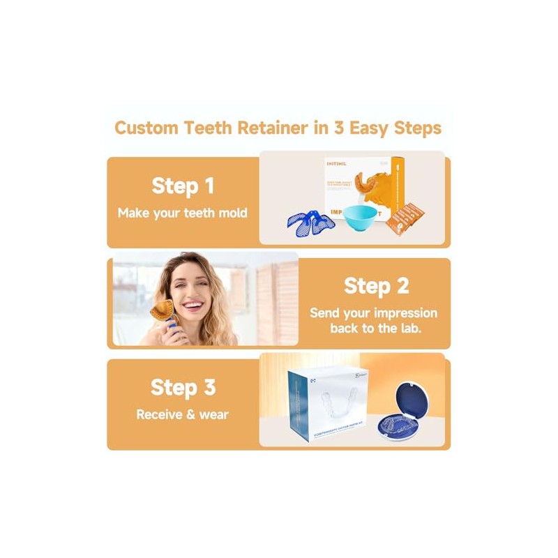 Custom Clear Retainers - Invisible Teeth Retainer for Adults &