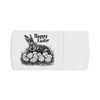 'Happy Easter with Rabbit and Eggs' Pill Box with Tablet