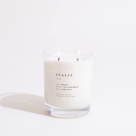 Brooklyn Candle Studio Italia Escapist Candle - Luxury Scented Candle, Vegan Soy Wax, Hand Poured in The USA, 70 Hour Slow Burn Time - 13oz