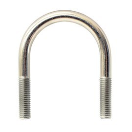 Onokatsu SUS304 Stainless Steel U-Bolt (for General Steel Pipes) [M6 Series] (M6 x 25A (Pack of 8)