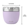 S'well Eats Stainless Steel Food Bowls, 21.5oz, Lilac, Triple-Layered Vacuum-Insulated
