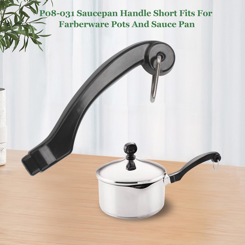 GEAIN P08-031 Saucepan Handle Short Replacement & P08-033 Fry Saucepan
