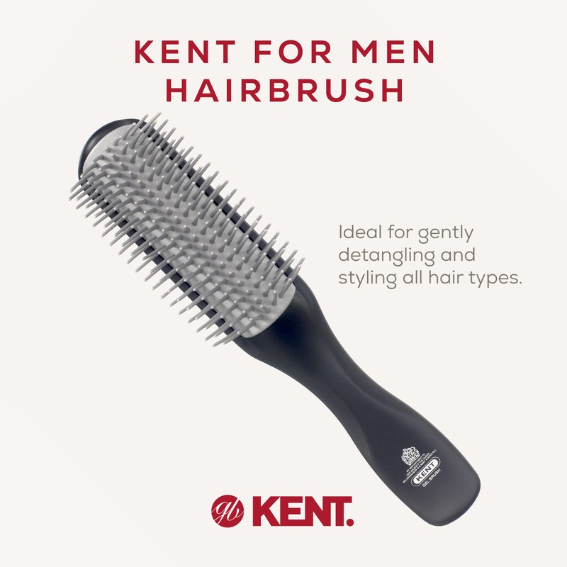 Kent for Men Range Half Radial for Thick/Long Hair