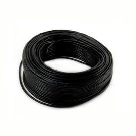 ALEKO LM15120FT 2 Core Electrical Wire Cable Conductor for Gate Openers Accessories 20 Feet Black