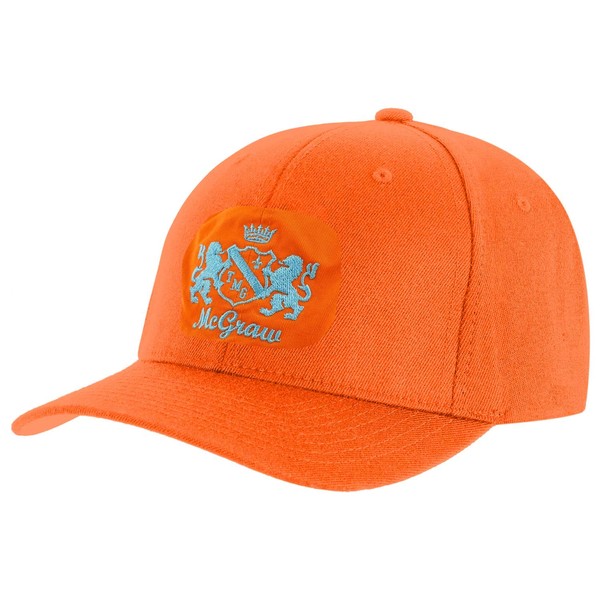 Tim Mcgraw Men's Crest Baseball Cap Adjustable Orange