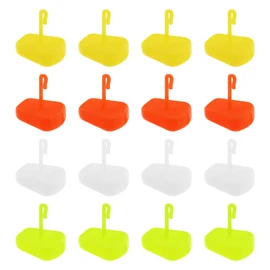 VGOL 100 Pieces Corn Bait Stops Fake Corn Soft Bait Artificial Fishing Bait Simulated Corn Bait Hanger with Hooks Fishing Accessories