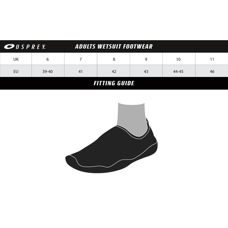 Osprey Adult Wetsuit Boots, Neoprene Boots for Men and Women,