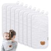 Hakochia Muslin Cotton Baby Burp Cloths 8 Pack - 48x23cm