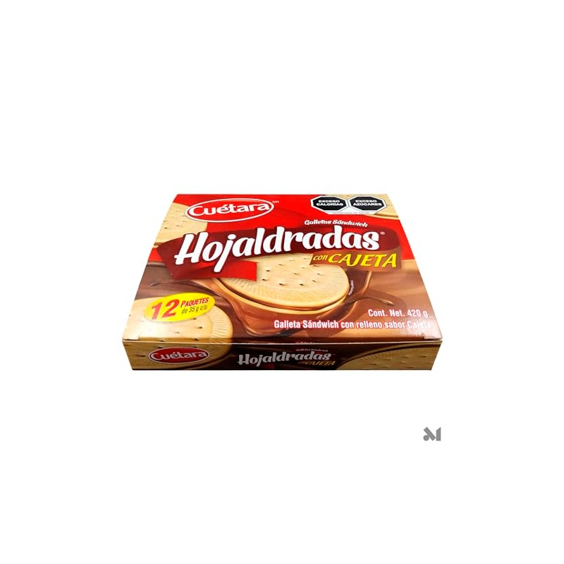 Farvisan Pack de Galletas Sandwich Hojaldradas (galleta maria) con Relleno