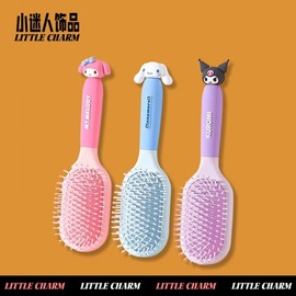 Sanrio Cartoon Airbag Massage Hairbrush - Cute Kuromi Cushion Comb for Long Wavy Hair One Size / Style 1 20ea