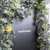 Winlyn 5.9' Long Faux Silver Dollar Eucalyptus Leaves Greenery Artificial