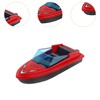 LOVIVER Mini Motorboat Model, Alloy Simulation Speedboat Educational Toy, Micro