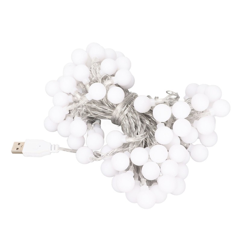Ball String Lights Waterproof USB Port Power Supply LED Decorative