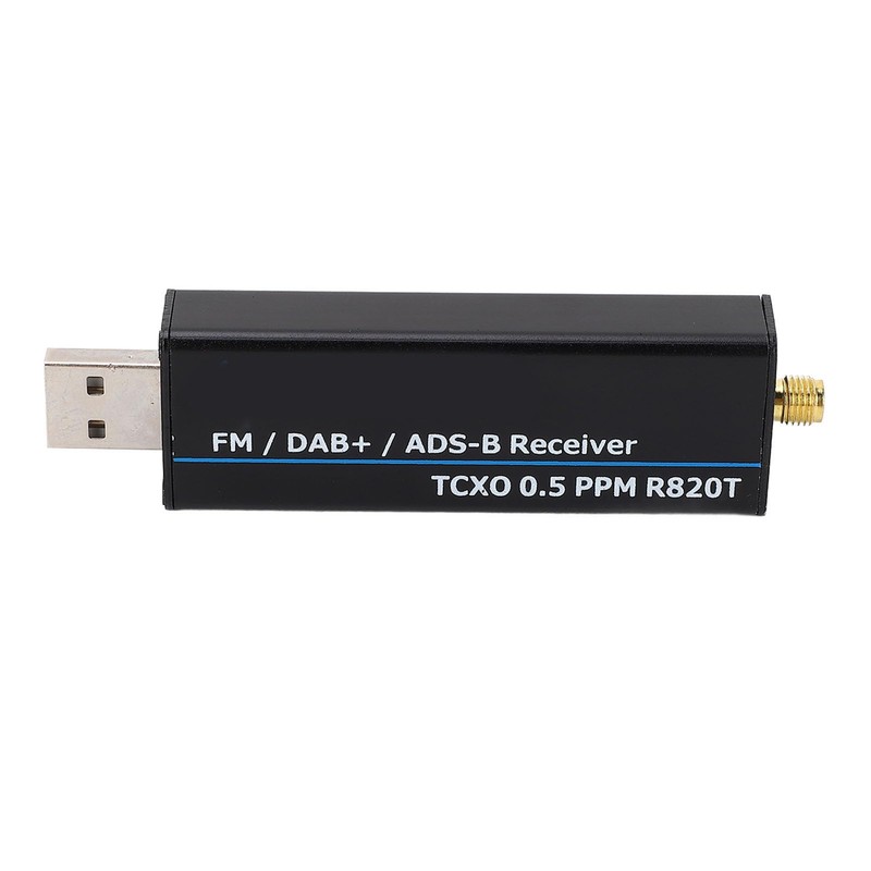 RTL SDR Receiver, RTL2832U R820T2 Chipset, 0.5 PPM TCXO, Direct