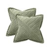 Volcanics Decorative Spring Sage Green Throw Pillow Covers 50x50cm Set