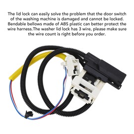 Generic Washer Lid Lock Assembly, Washing Machine Door Latch Assembly Replaces for W11307244 W10682535 W10838613 Washing Machine Lid Lock