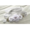 HOSINSECT Rhinestone Maternity Sash Belt for Baby Shower Flowers sash,