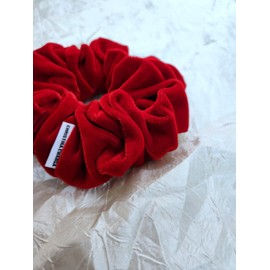 CHRISTINA EWANGA Scalet in Silk Velvet Scrunchie