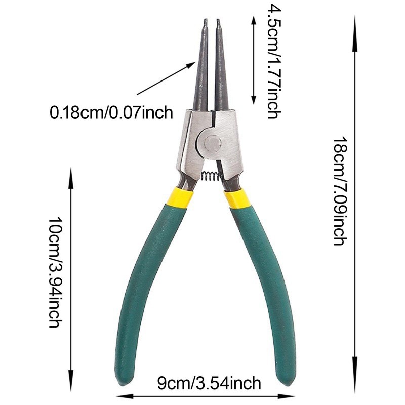 MagiDeal 4Pcs Snap Ring Pliers Retaining Removal Tool Manual Auto