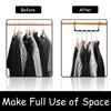 Multi Hangers Space Saving for Clothes, Sturdy Stackable Hangers with